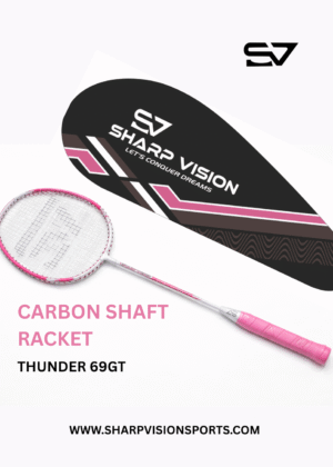 Thunder 69GT -Carbon shaft racket -Pink