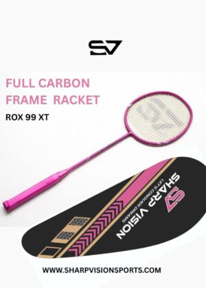 Full carbon frame  racket -Rox 99 xt -Pink